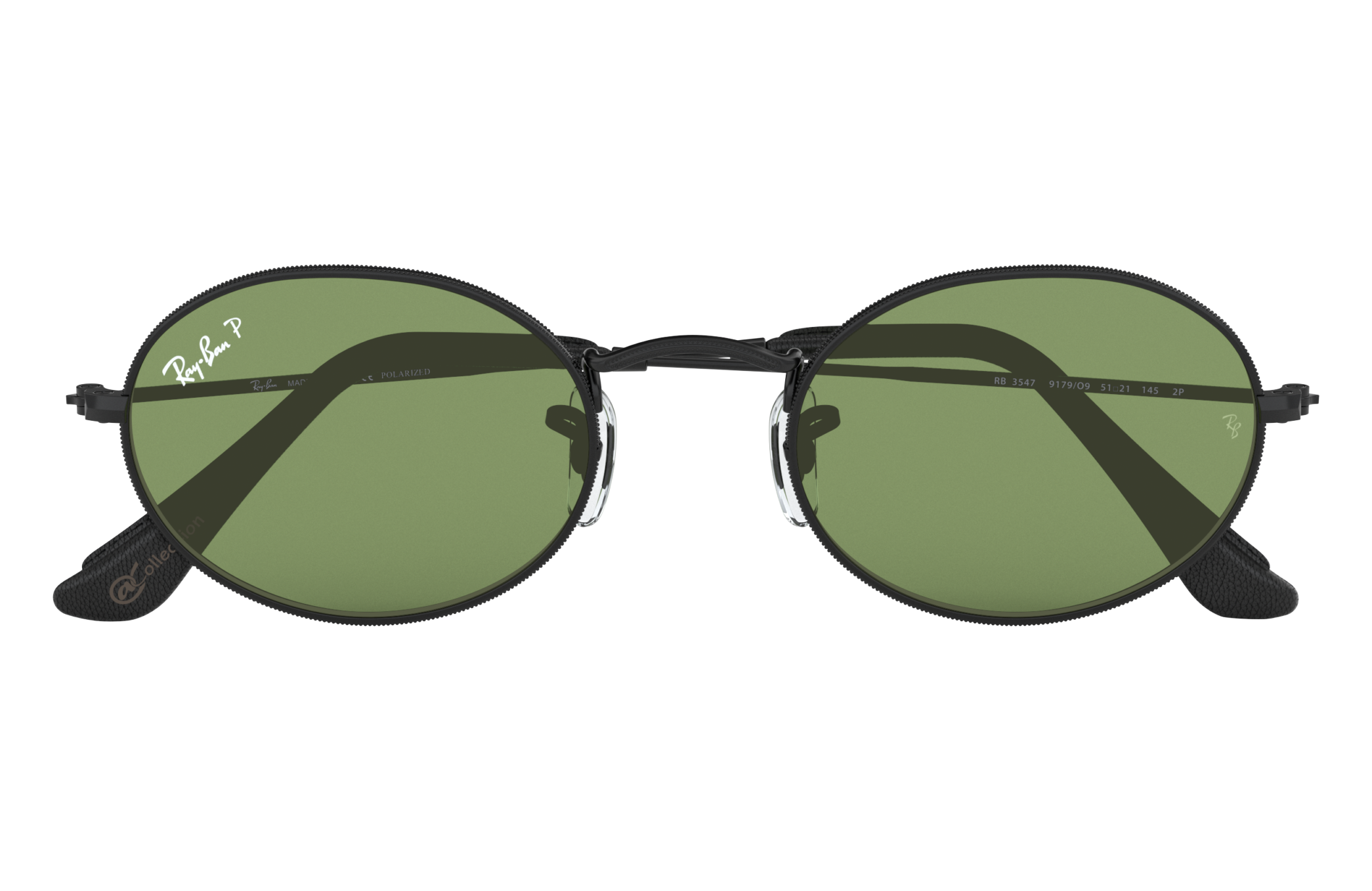 ray ban oval green