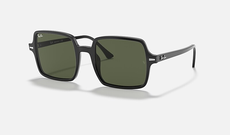 SQUARE II Sunglasses in Black and Green - RB1973 | Ray-Ban® US