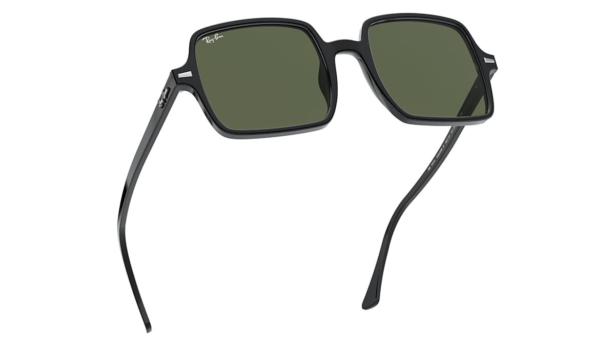Scharnier Echter Bladeren verzamelen Square Ii Sunglasses in Black and Green | Ray-Ban®