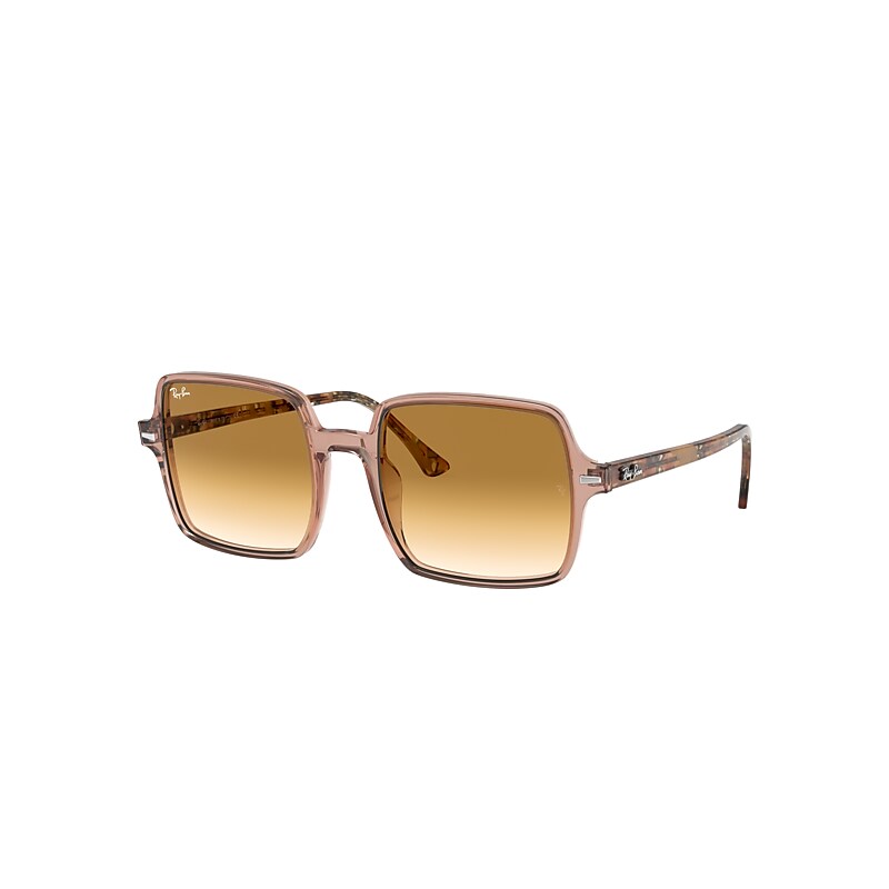 Ray-Ban Square II Sunglasses Brown Havana Frame Brown Lenses 53-20