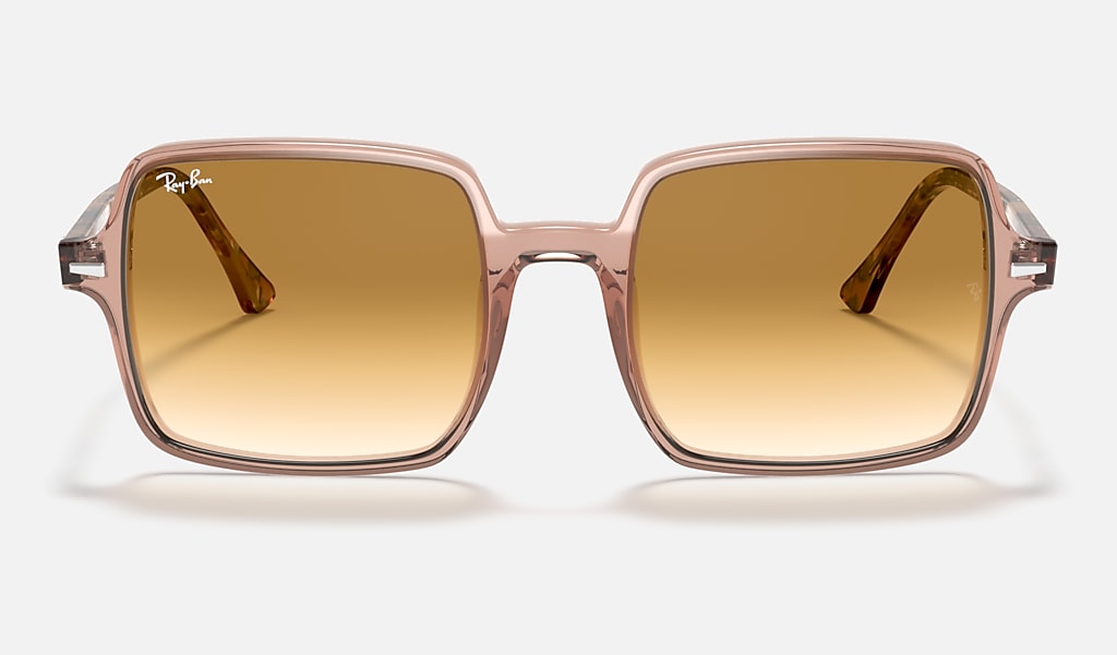 Square Ii Sunglasses in Transparent Brown and Light Brown | Ray-Ban®