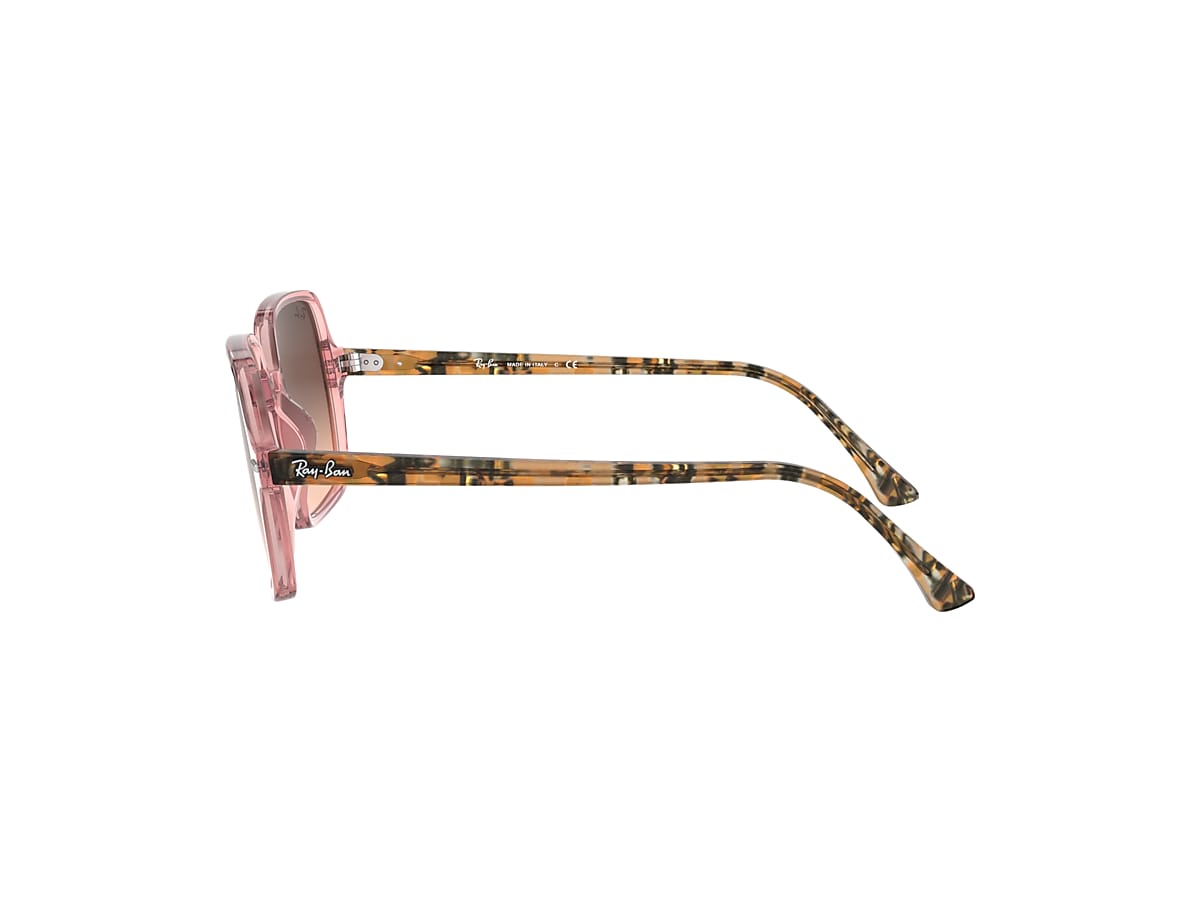 RAI RAI　その2 SQUARE II Sunglasses in Transparent Pink and Pink/Brown