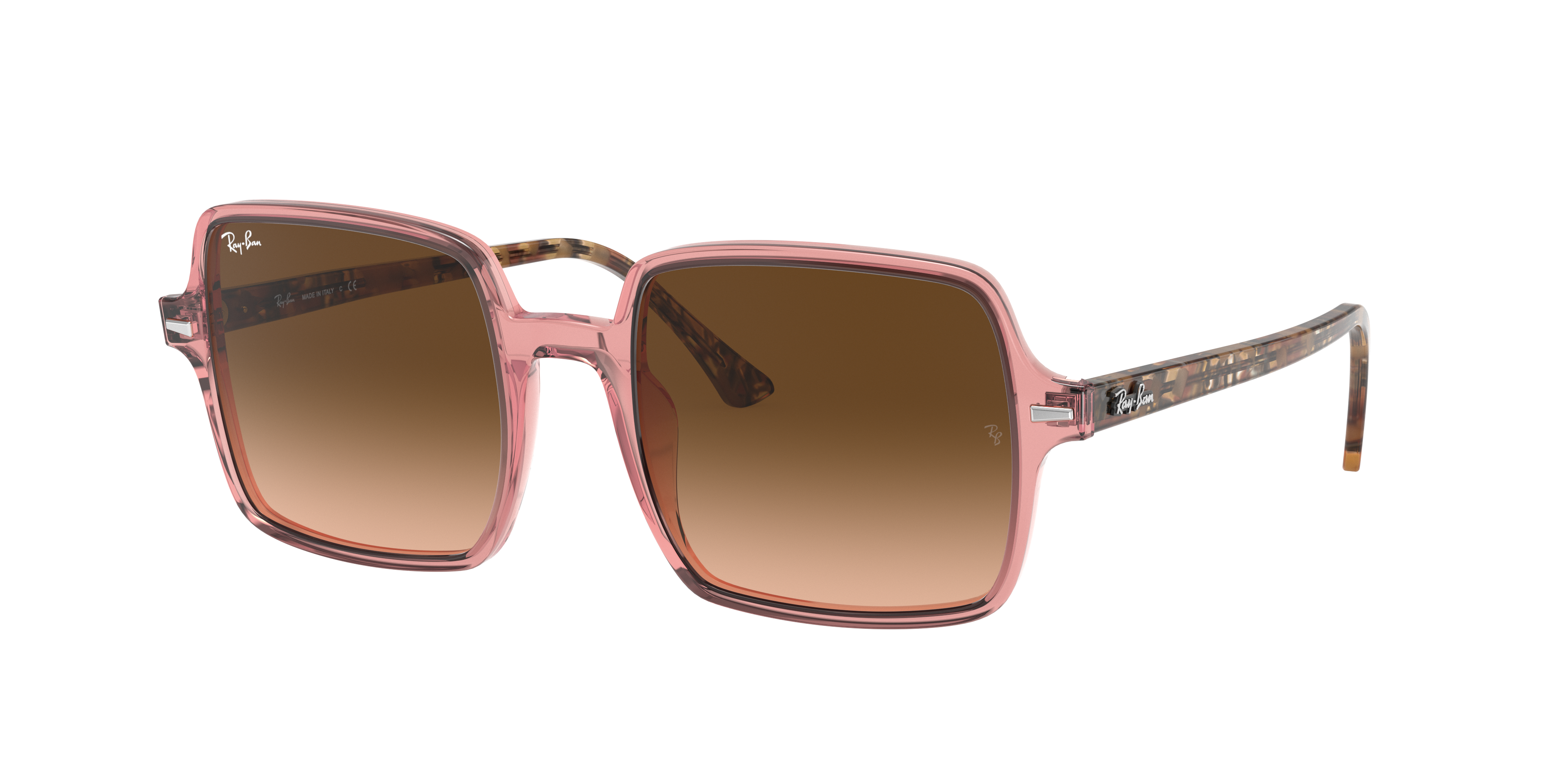 ray ban transparent pink