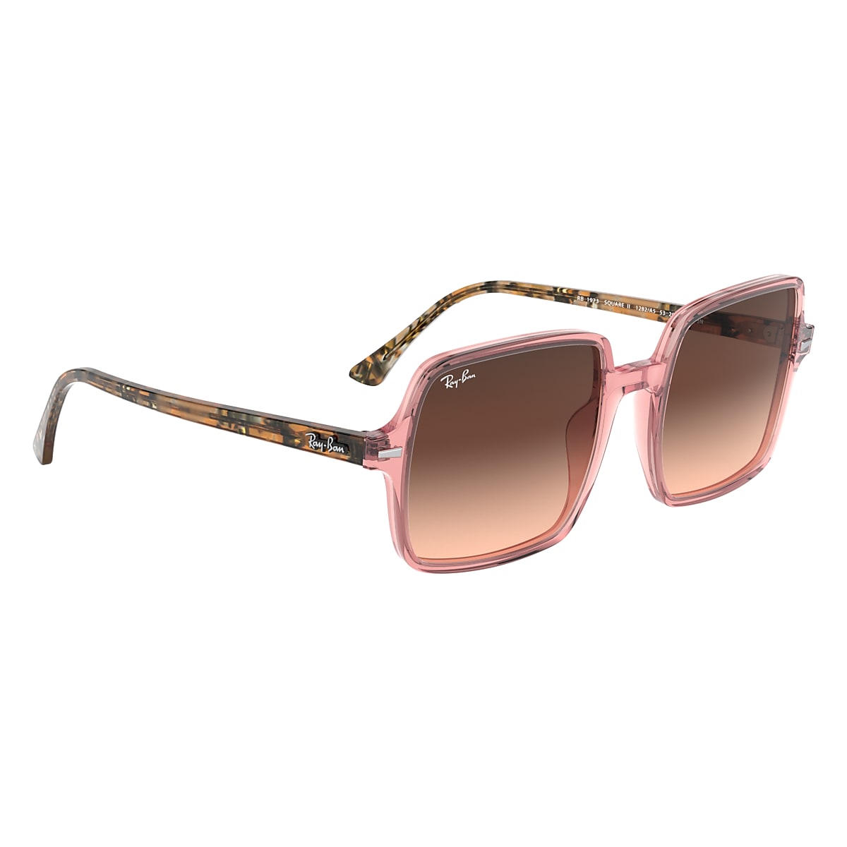 RAI RAI　その2 SQUARE II Sunglasses in Transparent Pink and Pink/Brown