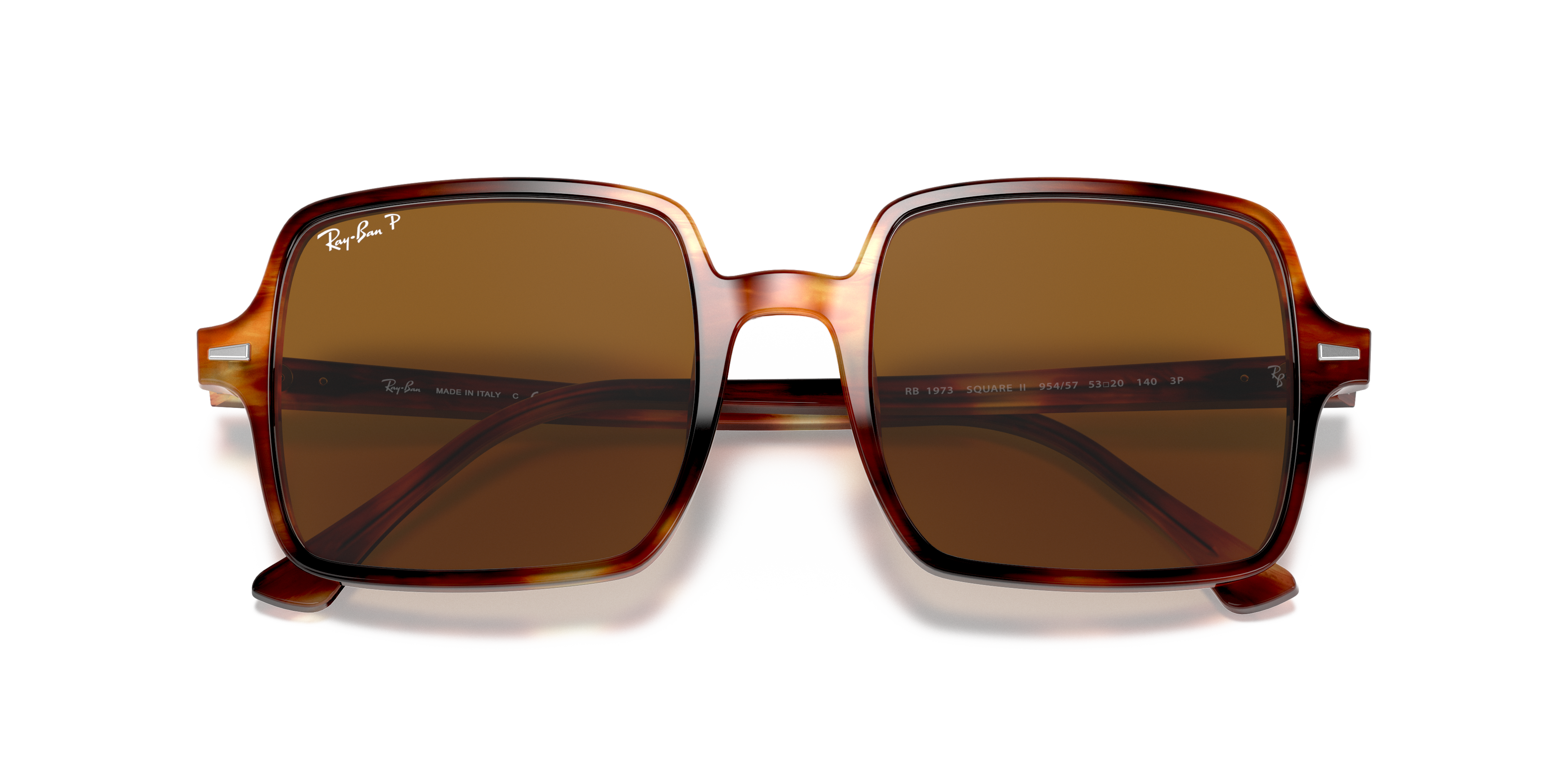 Square Ii Sunglasses in Tortoise and Brown | Ray-Ban®