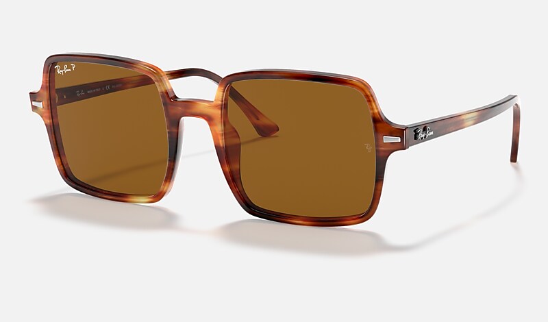 Brown shop square sunglasses