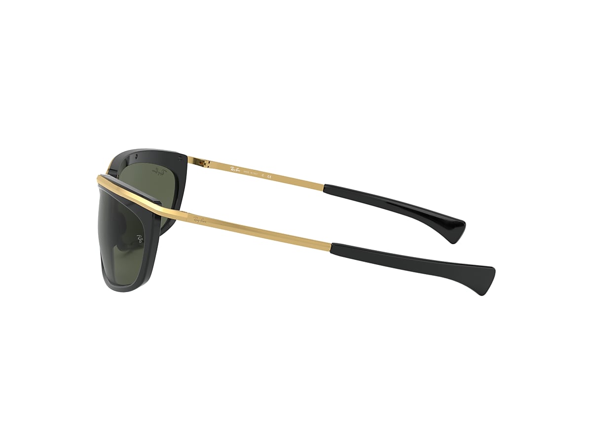 OLYMPIAN I Sunglasses in Black and Green - RB2319 | Ray-Ban® US