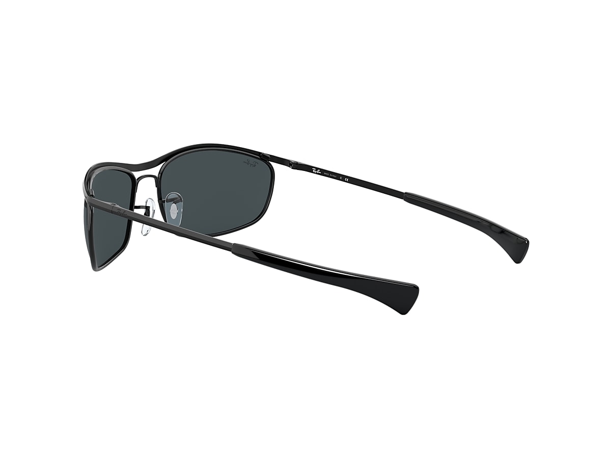 Ray-Ban B オリンピアン I DX ブラックフレーム OLYMPIAN I DELUXE Sunglasses in Black and Blue - RB3119M