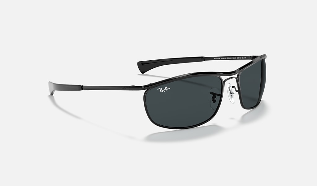 Olympian I Deluxe Sunglasses in Black and Blue | Ray-Ban®