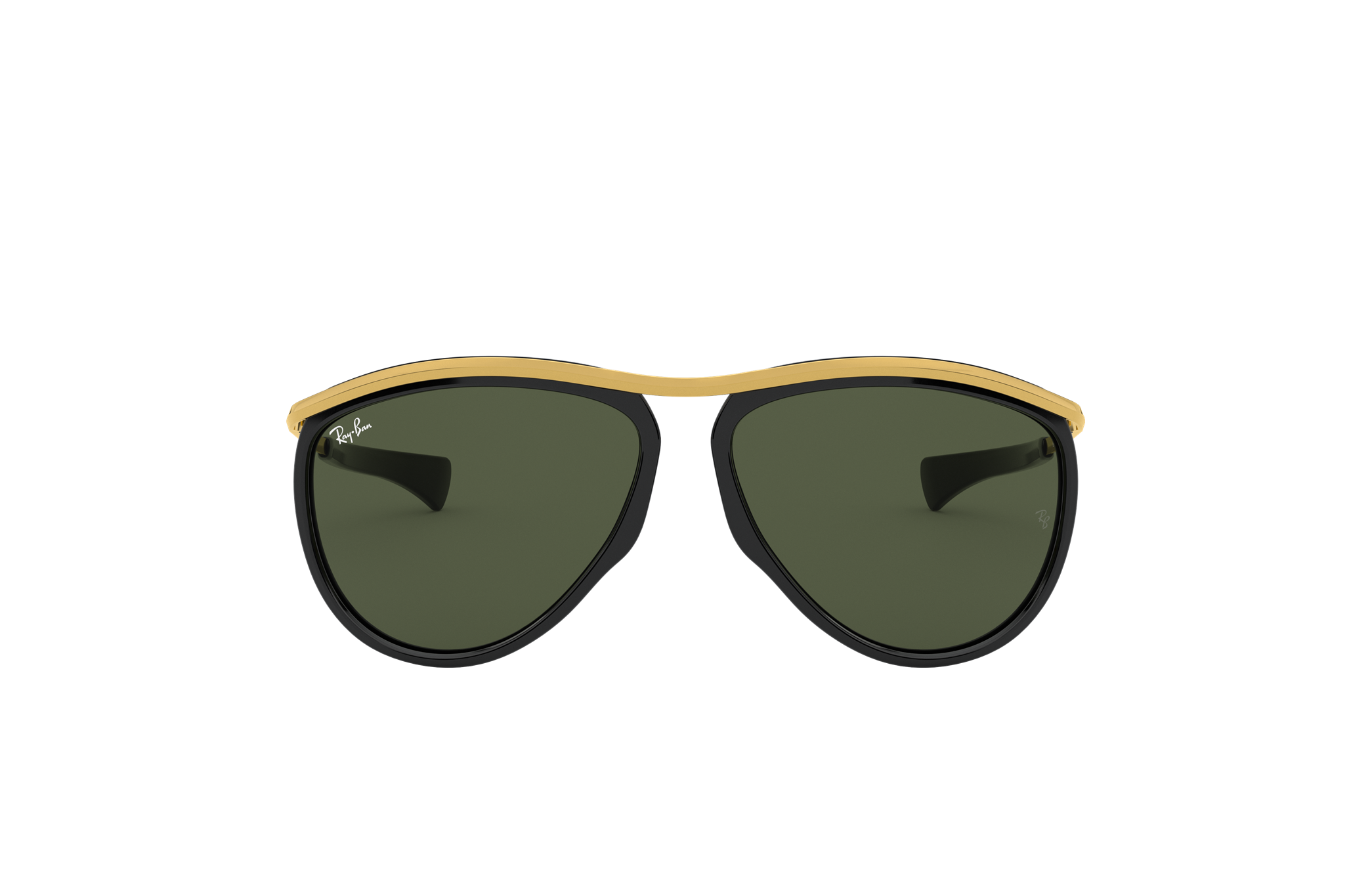 ray ban olympian aviator black