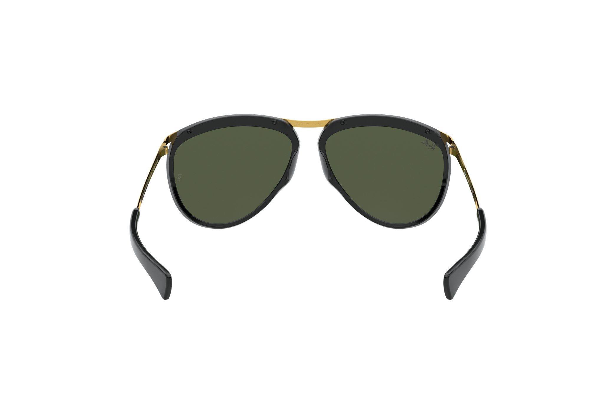 ray ban olympian aviator black