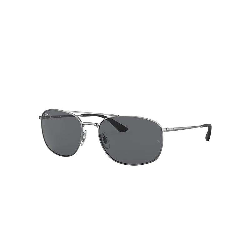 Ray-Ban Rb3654 Sunglasses Gunmetal Frame Grey Lenses 60-18