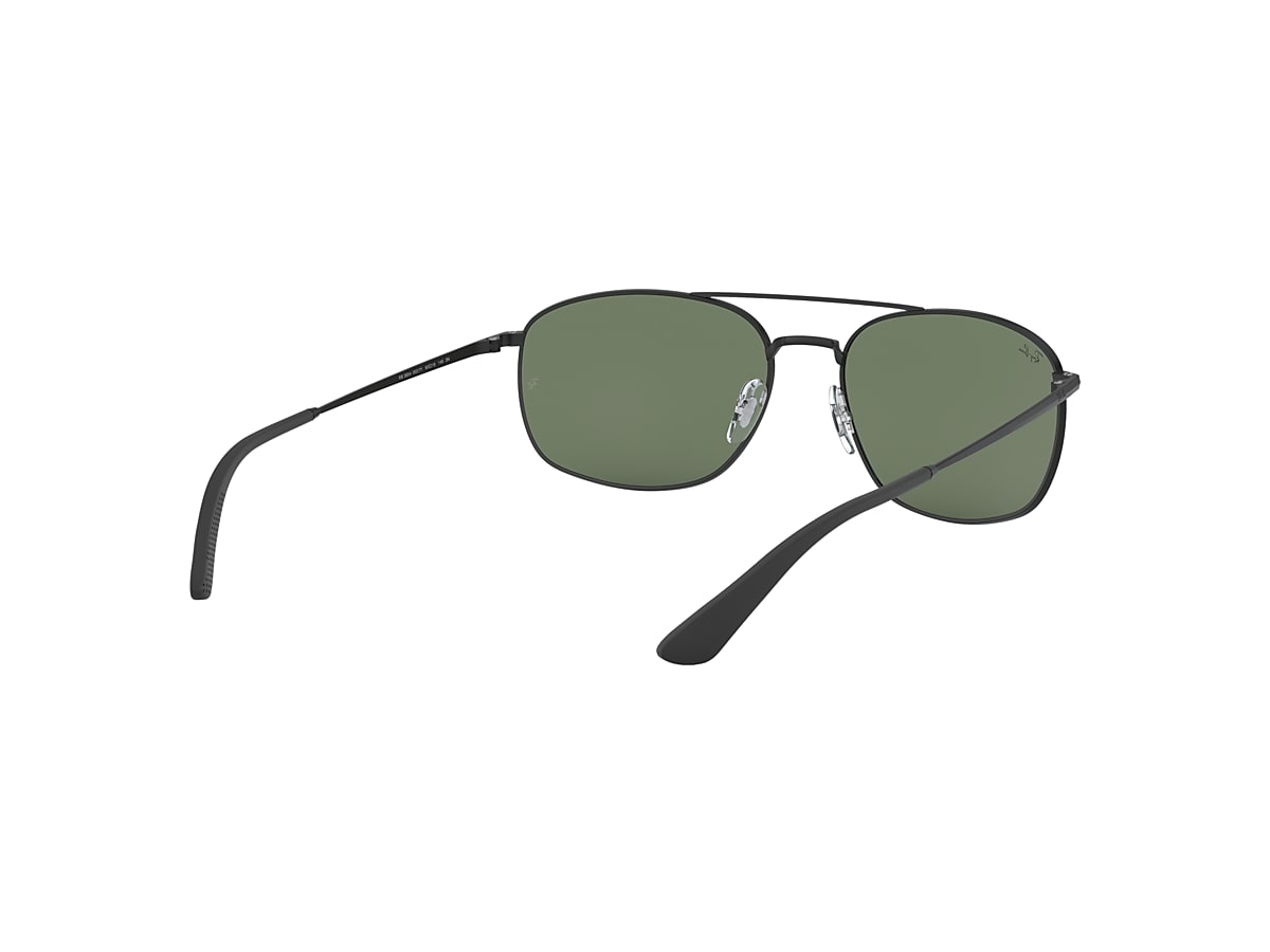 RB3654 Sunglasses in Black and Dark Green - RB3654 | Ray-Ban® US