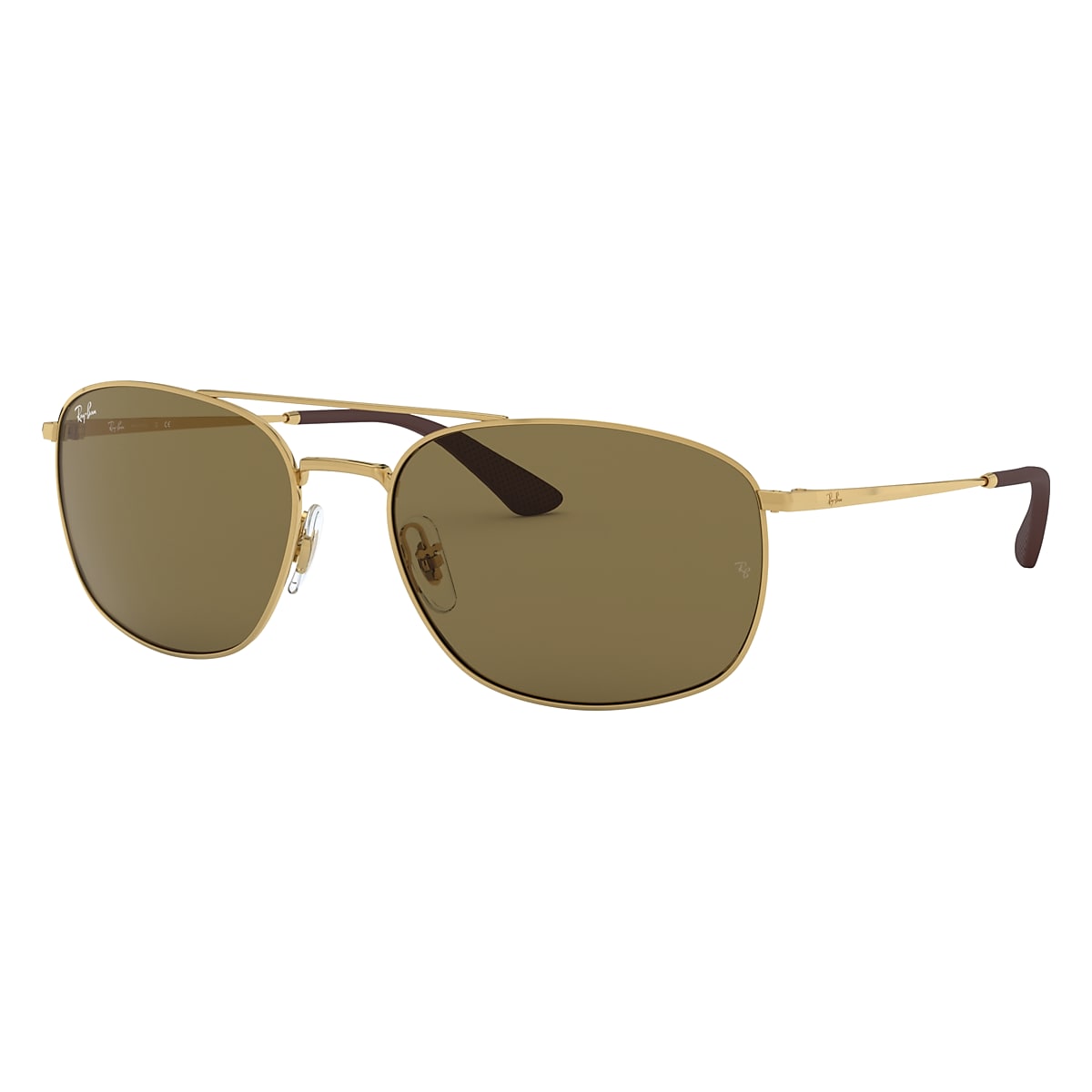 RB3654 Sunglasses in Gold and Dark Brown - RB3654 | Ray-Ban® US