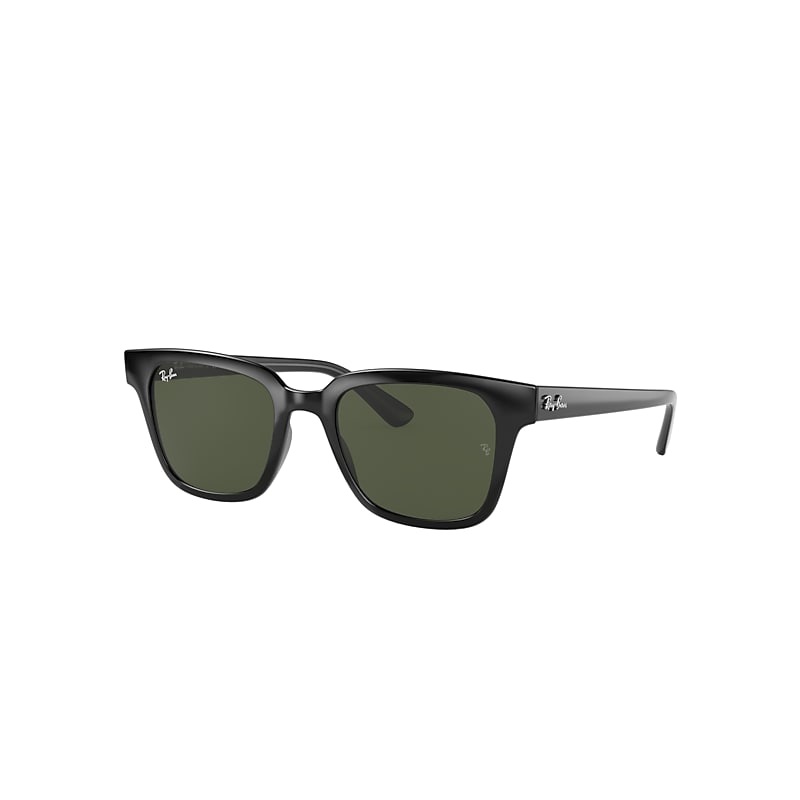 Ray-Ban Rb4323 Sunglasses Black Frame Green Lenses 51-20