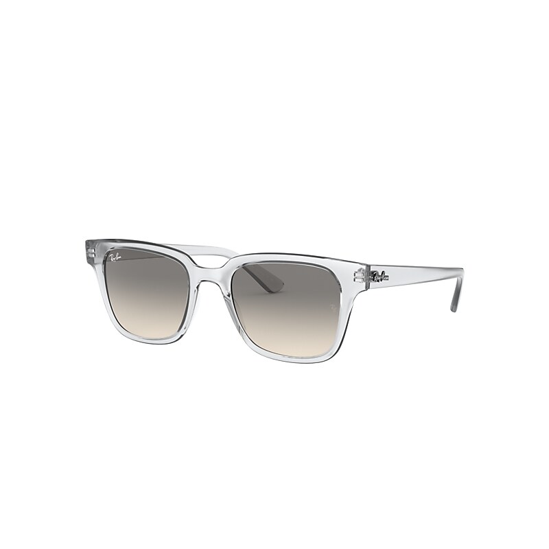 Ray-Ban Rb4323 Sunglasses Transparent Frame Grey Lenses 51-20