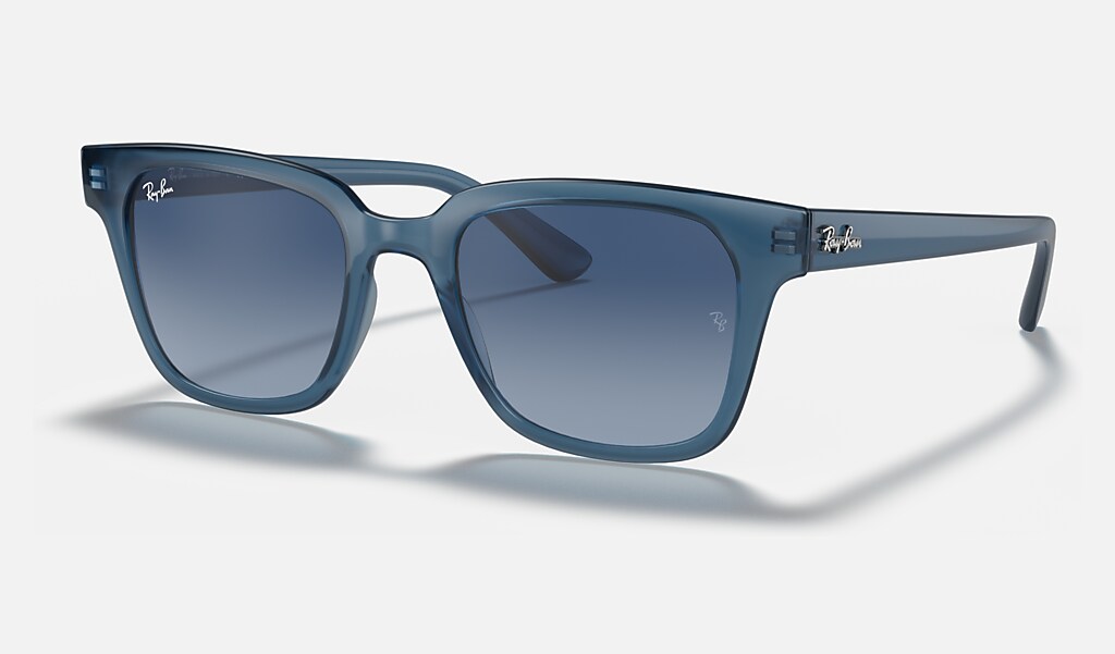 Rb4323 Sunglasses in Transparent Blue and Azure/Blue | Ray-Ban®