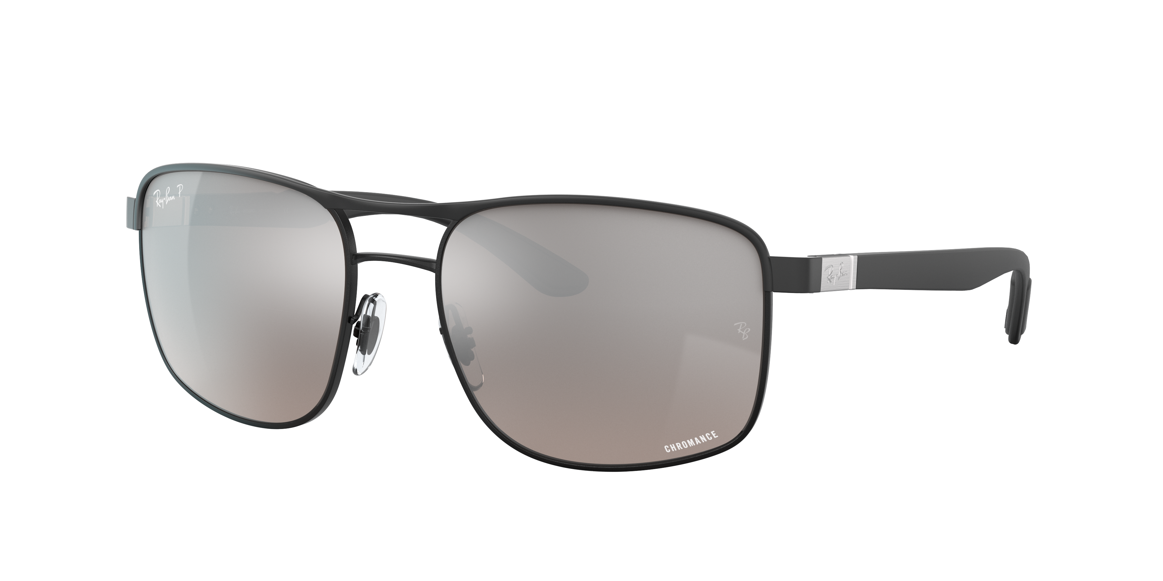 Rb3660ch Chromance Sunglasses in Black and Silver Chromance | Ray-Ban®
