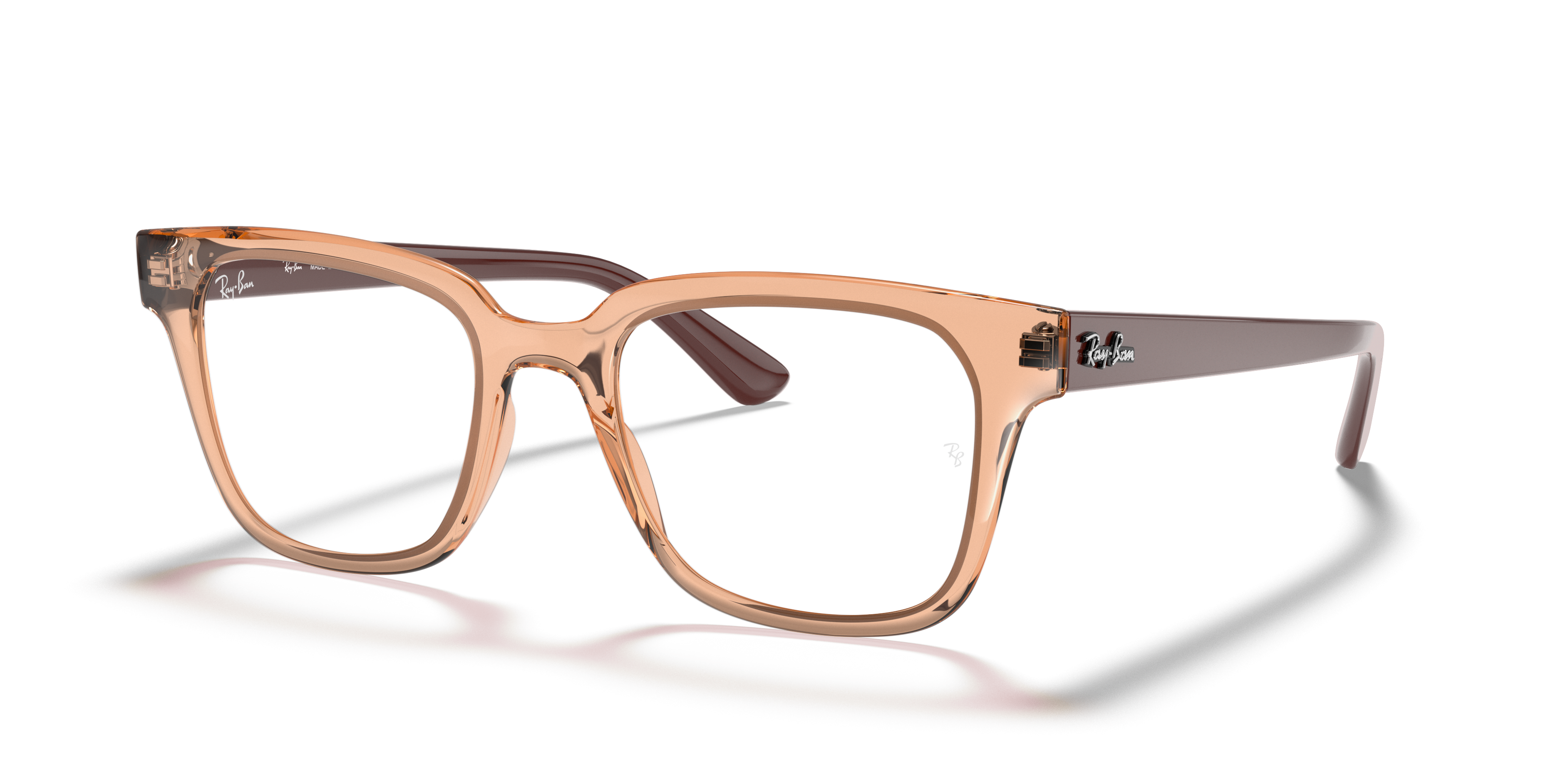 ray ban transparent pink