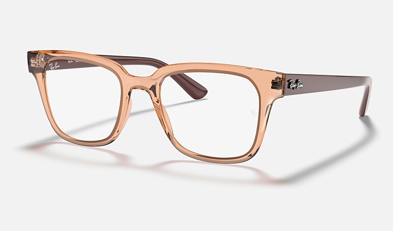 RB4323V OPTICS Eyeglasses with Transparent Pink Frame RB4323V