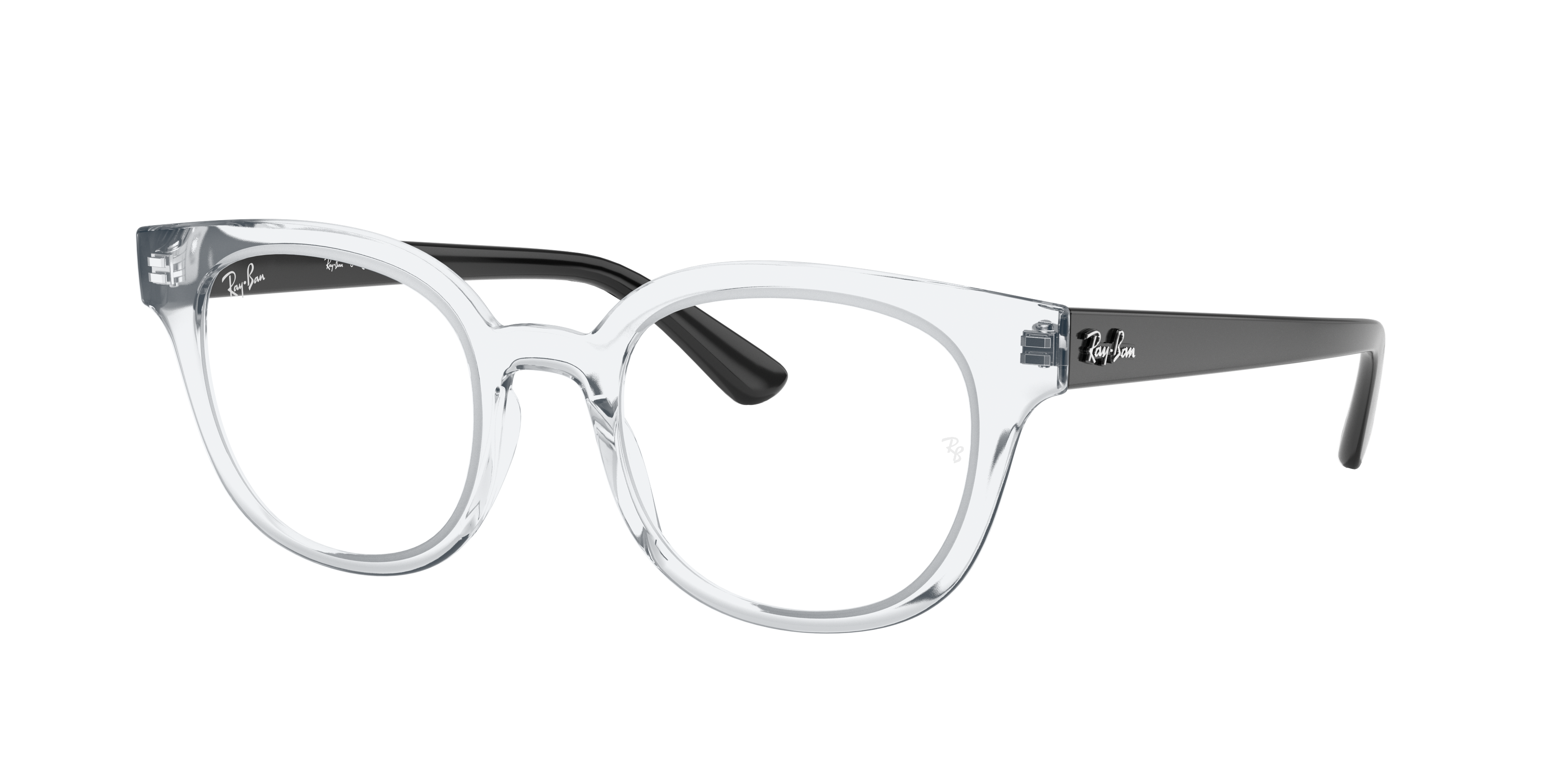 Arriba 61+ imagen ray ban transparent frame eyeglasses