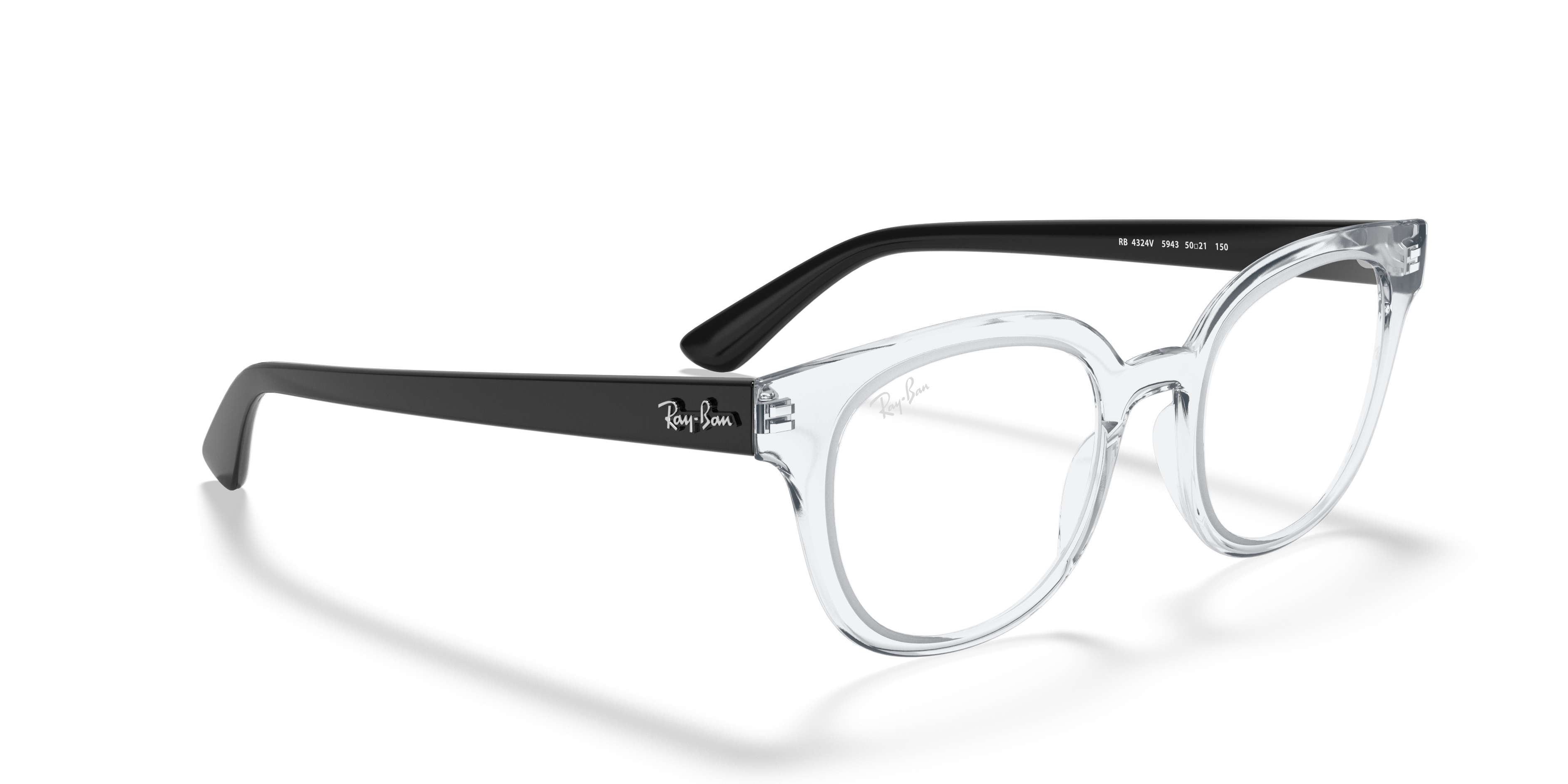 Occhiali da Vista Rb4324v con montatura Trasparente | Ray-Ban®