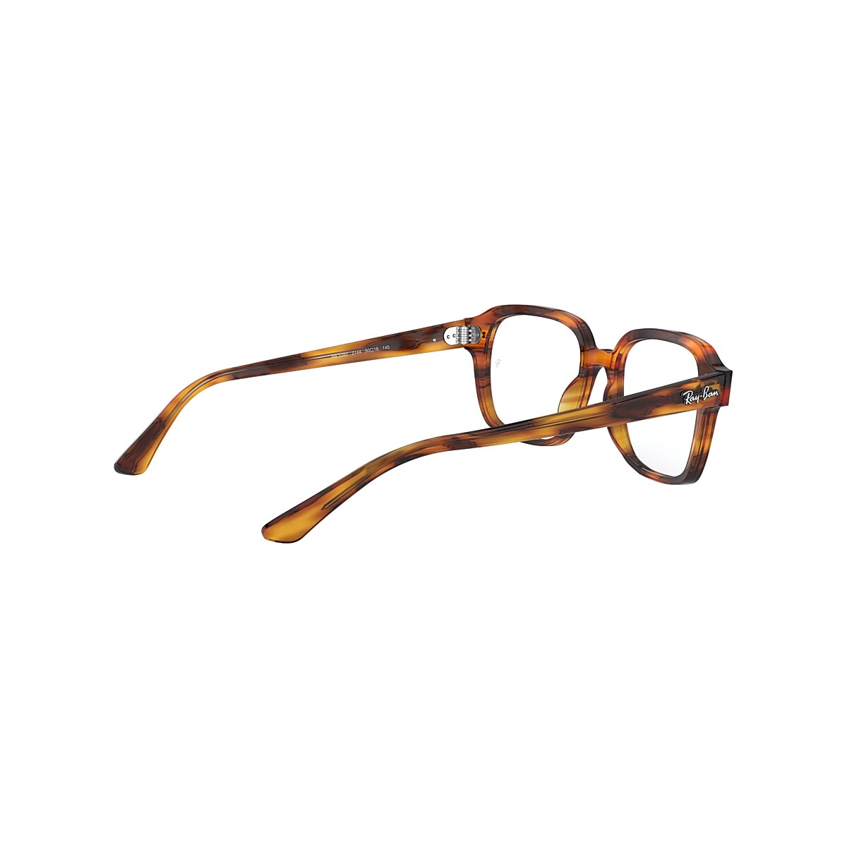 Tucson Optics Eyeglasses with Striped Red Havana Frame - RB5382 