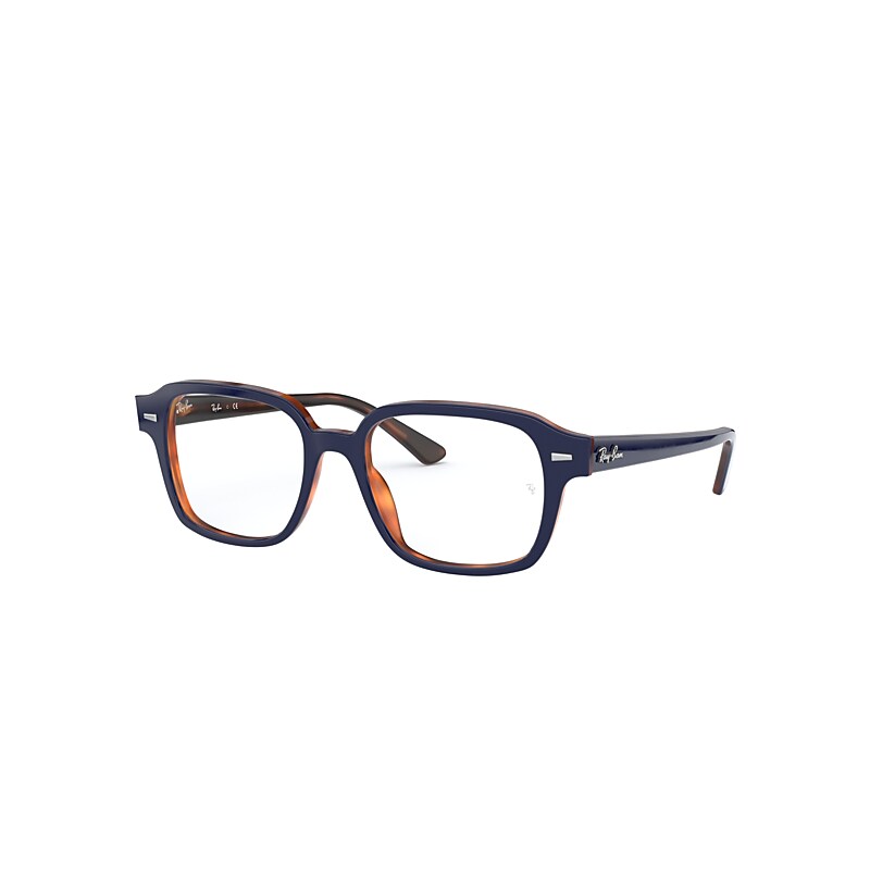 Ray-Ban Tucson Optics Eyeglasses Blue Frame Clear Lenses Polarized 50-18
