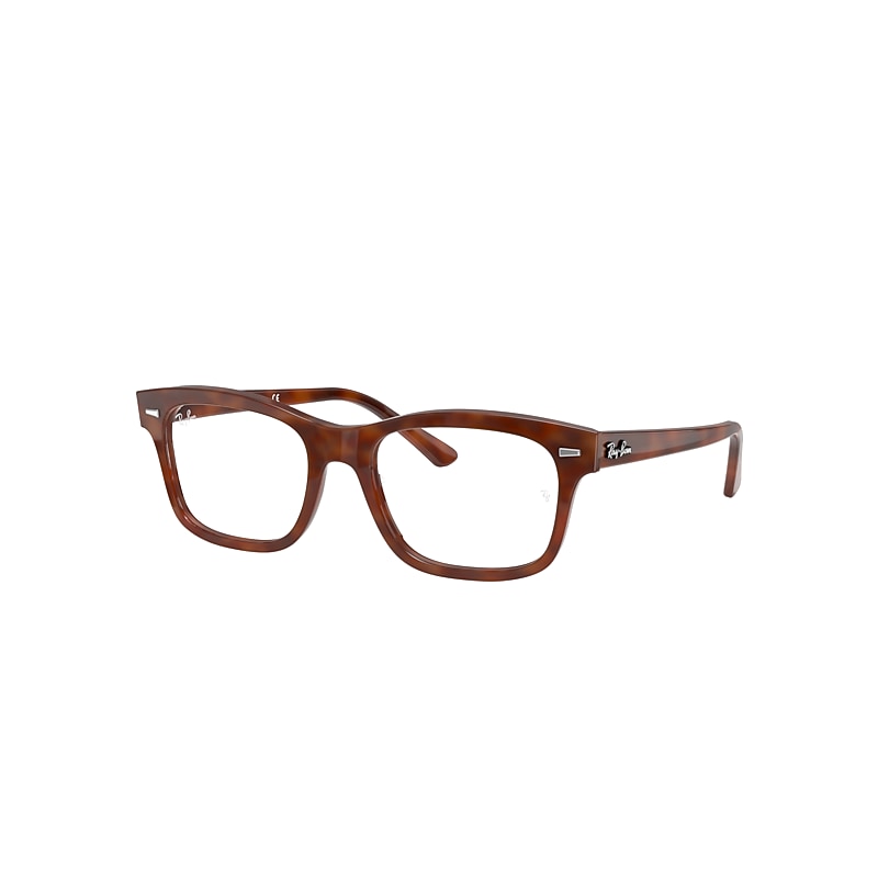 Ray-Ban Burbank Optics Eyeglasses Tortoise Frame Clear Lenses Polarized 52-19