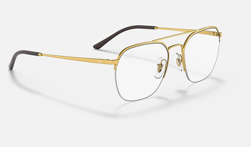 Rb6444 Optics Eyeglasses with Gold Frame | Ray-Ban®