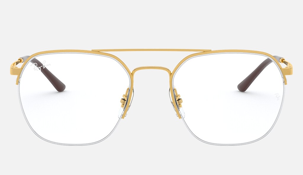 Rb6444 Optics Eyeglasses with Gold Frame | Ray-Ban®