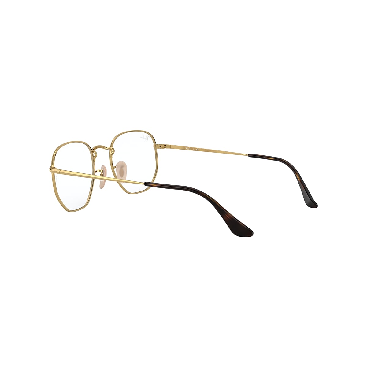 HEXAGONAL OPTICS Eyeglasses with Arista Gold Frame - RB6448