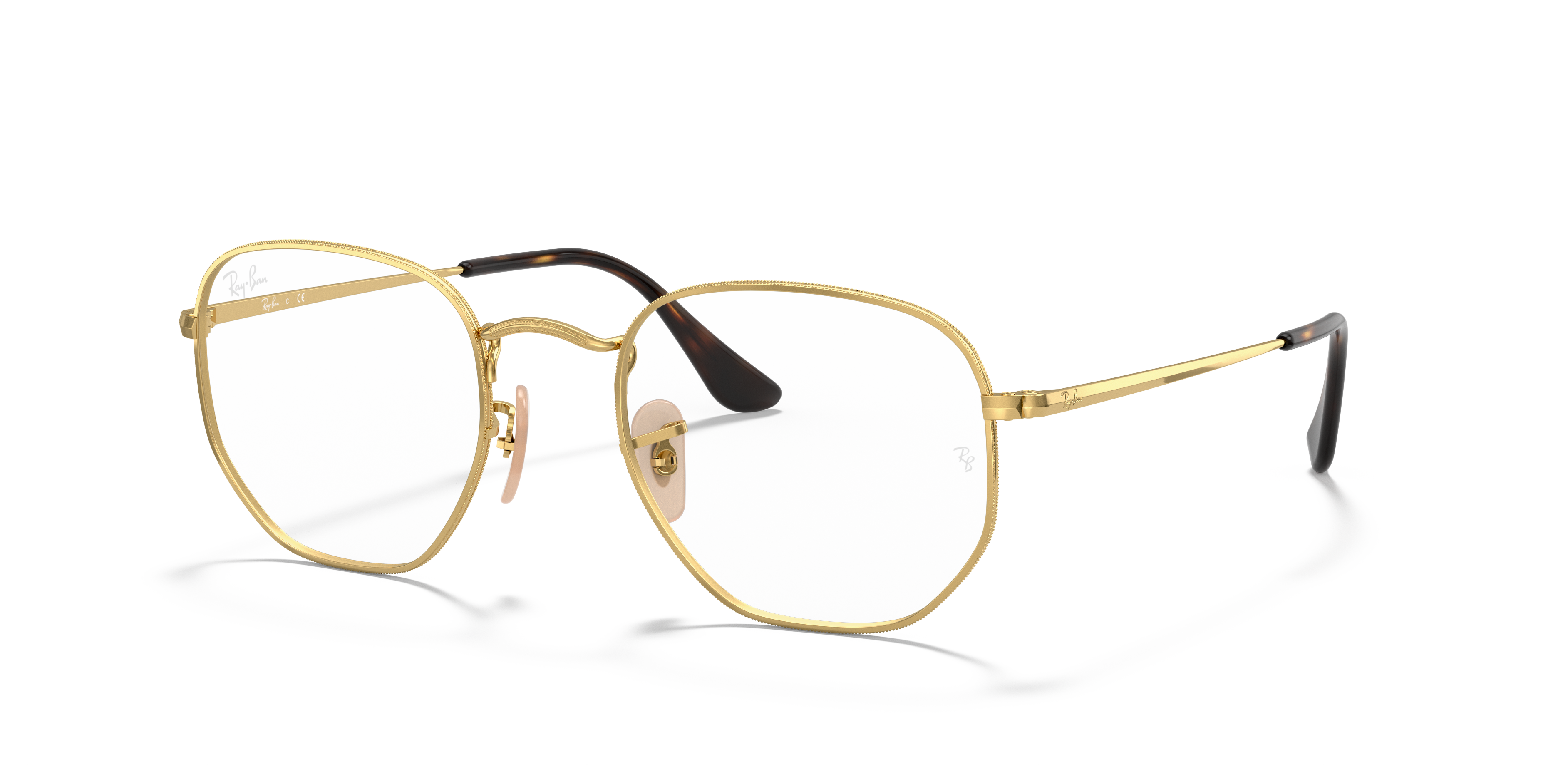 gold ray ban eyeglasses