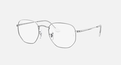 HEXAGONAL OPTICS Eyeglasses with Rose Gold Frame - RB6448