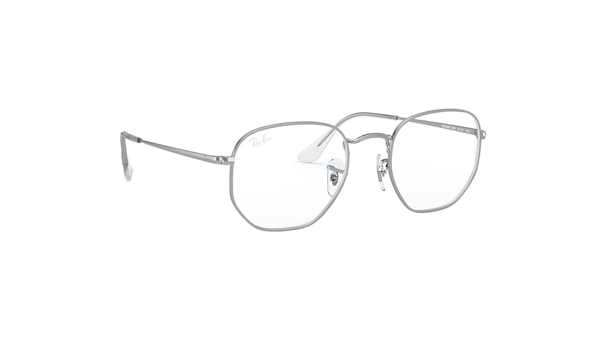 HEXAGONAL OPTICS Eyeglasses with Silver Frame - RB6448 | Ray