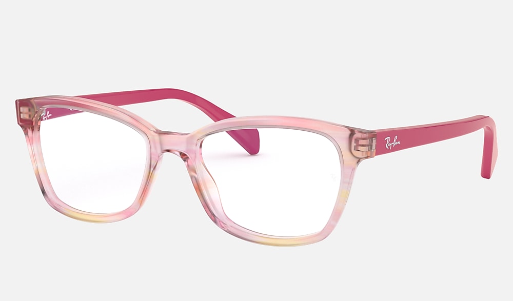 Ray Ban Prescription Glasses Ry1591 Transparent Pink Acetate 0ry Ray Ban Usa