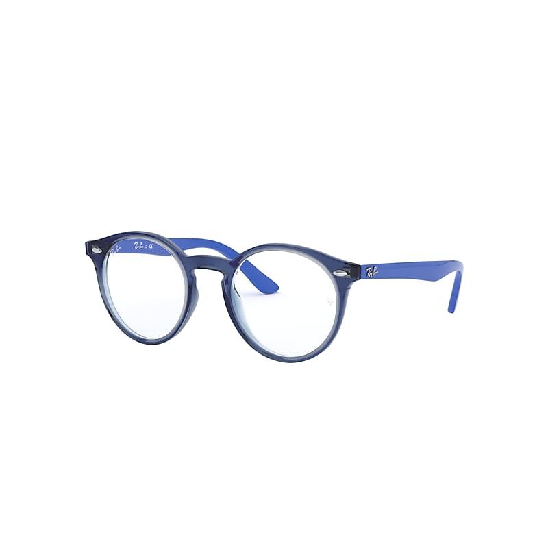 Ray-Ban Rb1594 Optics Kids Eyeglasses Blue Frame Clear Lenses Polarized 42-19