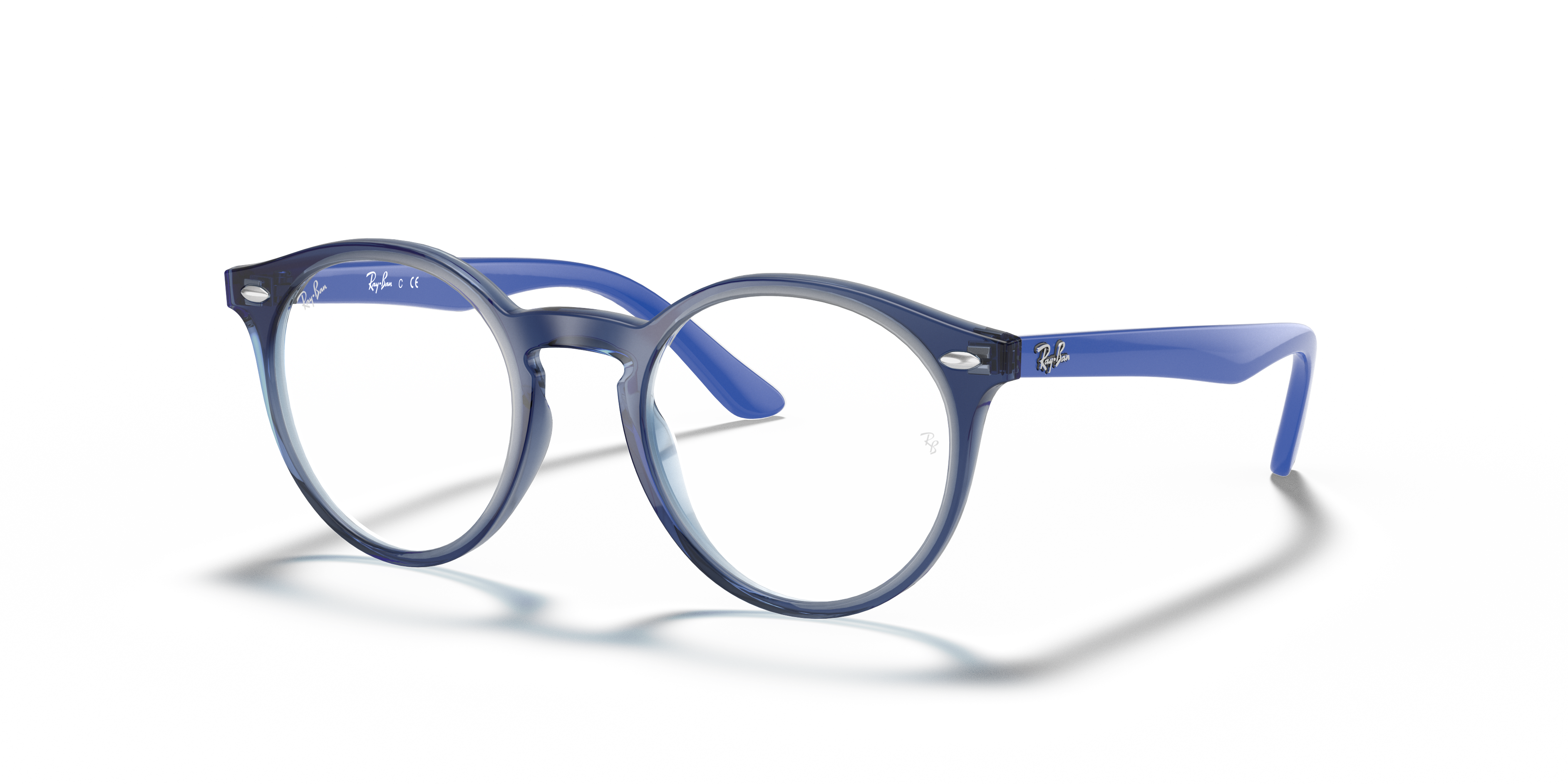 ray ban transparent blue