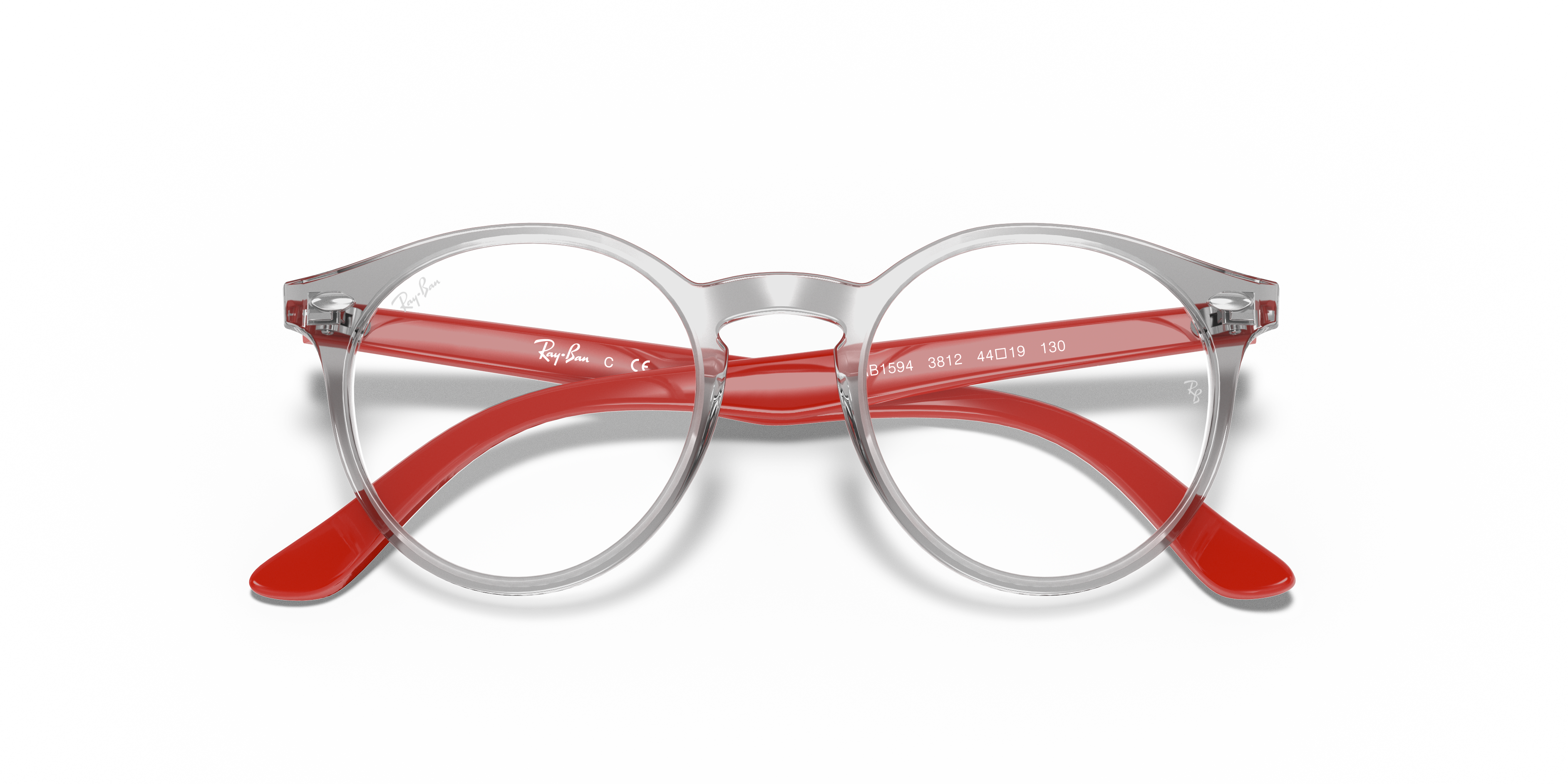 Rb1594 Optics Kids Eyeglasses with Transparent Grey Frame | Ray-Ban®