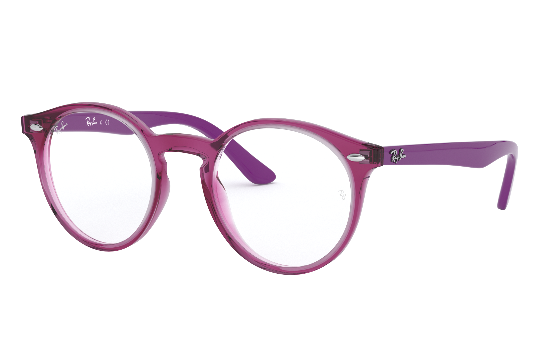 Rb1594 Optics Kids Eyeglasses with Transparent Fuxia Frame - RY1594 ...
