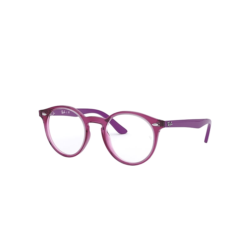 Ray-Ban Rb1594 Optics Kids Eyeglasses Violet Frame Clear Lenses Polarized 42-19