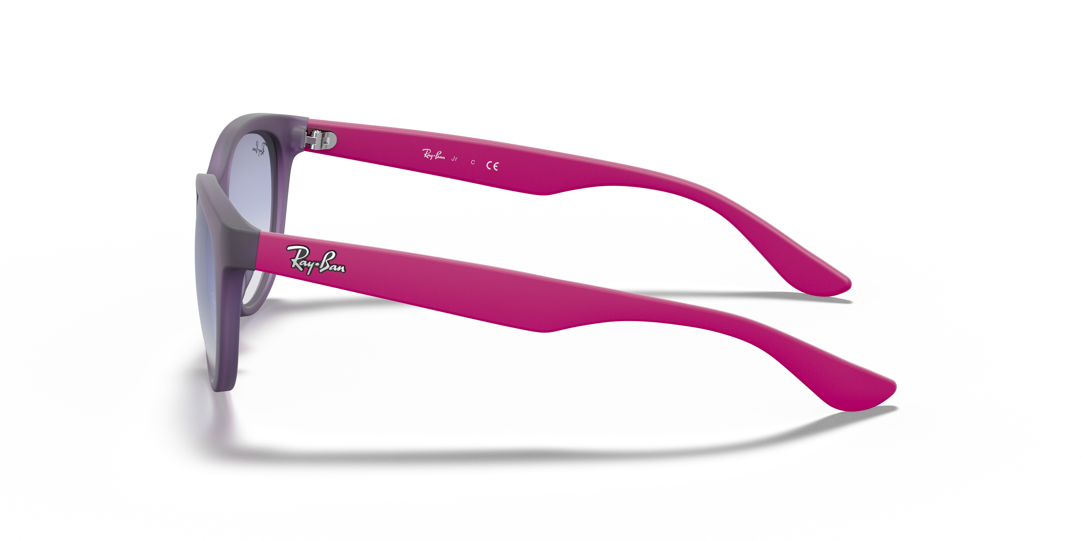 Rb9068s Kids Sunglasses in Rubber Transparent Violet and Light Blue | Ray- Ban®