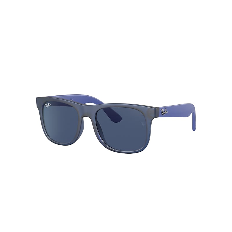 Ray-Ban Justin Kids Sunglasses Blue Frame Blue Lenses 48-16