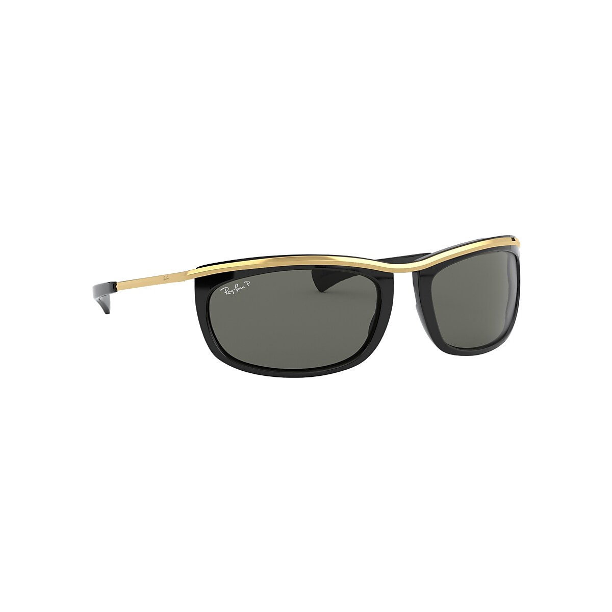 Olympian I Sunglasses in Black and Green | Ray-Ban®
