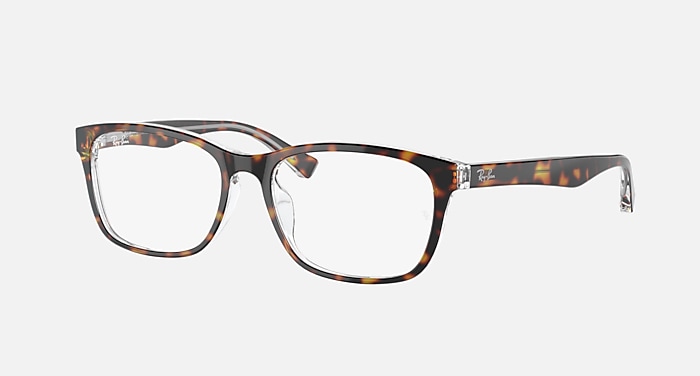 RB5315D Eyeglasses with Havana On Transparent Frame - RB5315D | Ray-Ban®