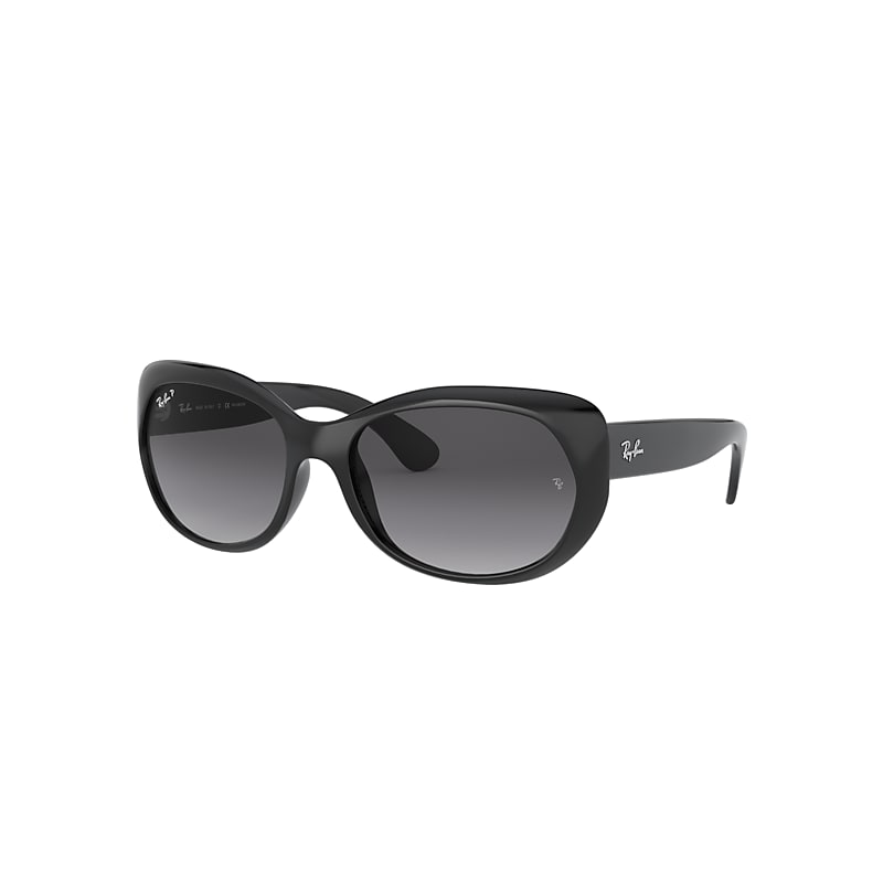 Ray-Ban Rb4325 Sunglasses Black Frame Grey Lenses Polarized 59-18