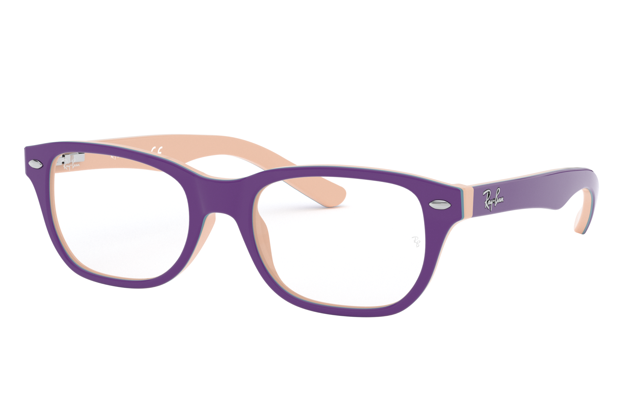 purple ray bans eyeglasses