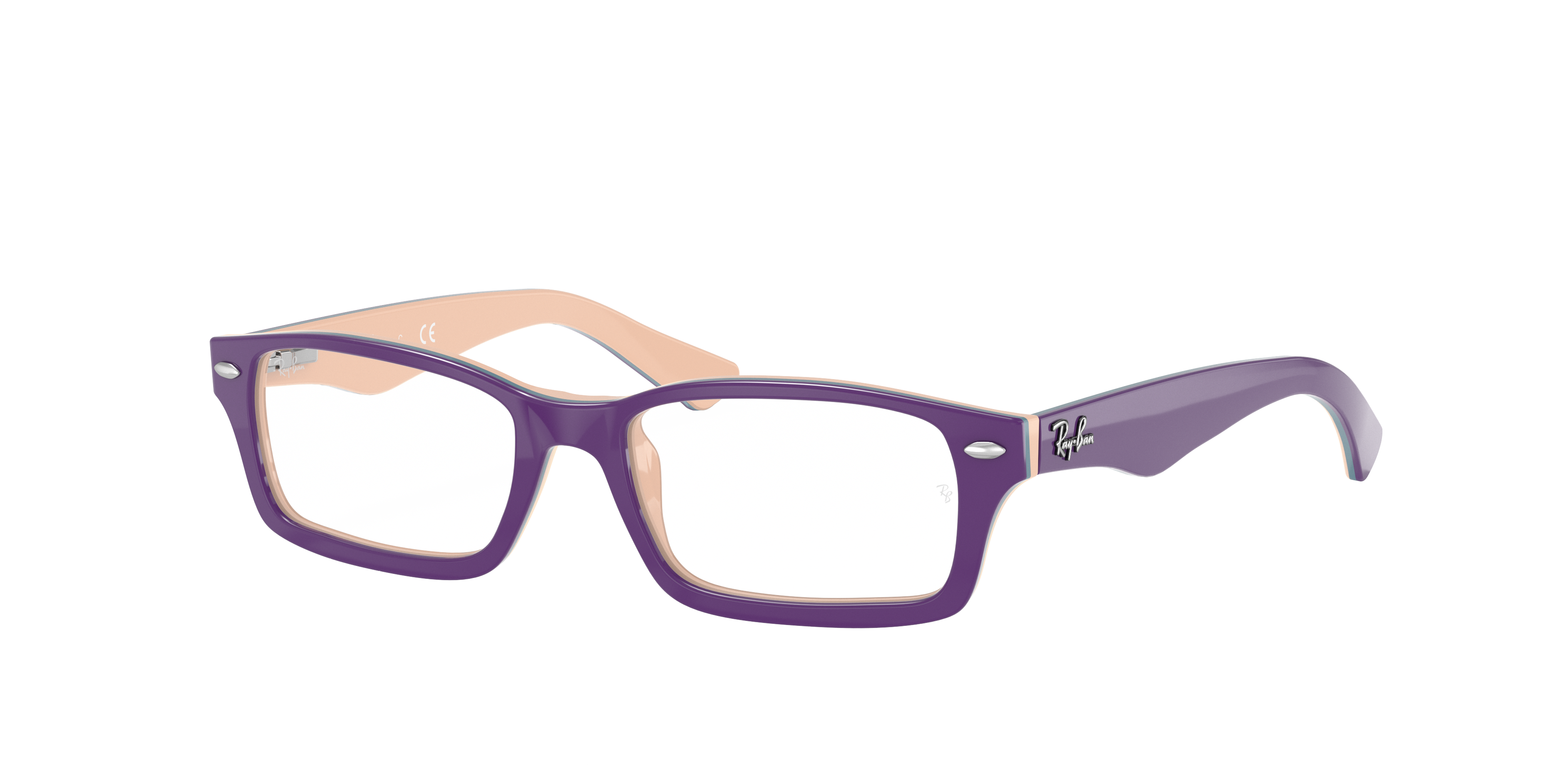 ray ban eyeglasses purple