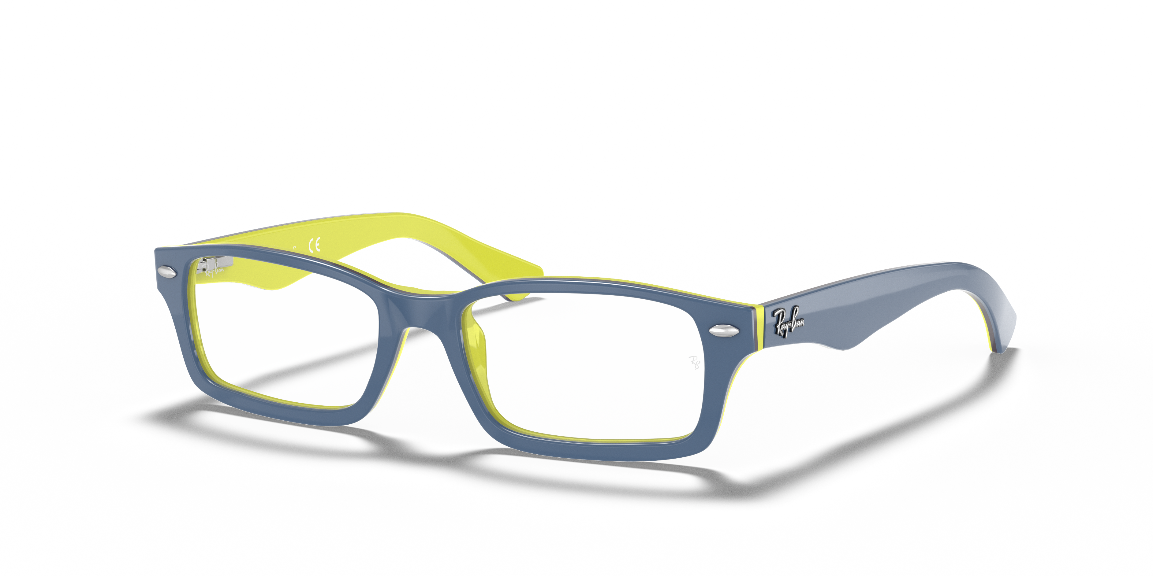 Rb1530 Optics Kids Eyeglasses with Blue On Yellow/Black Frame | Ray-Ban®