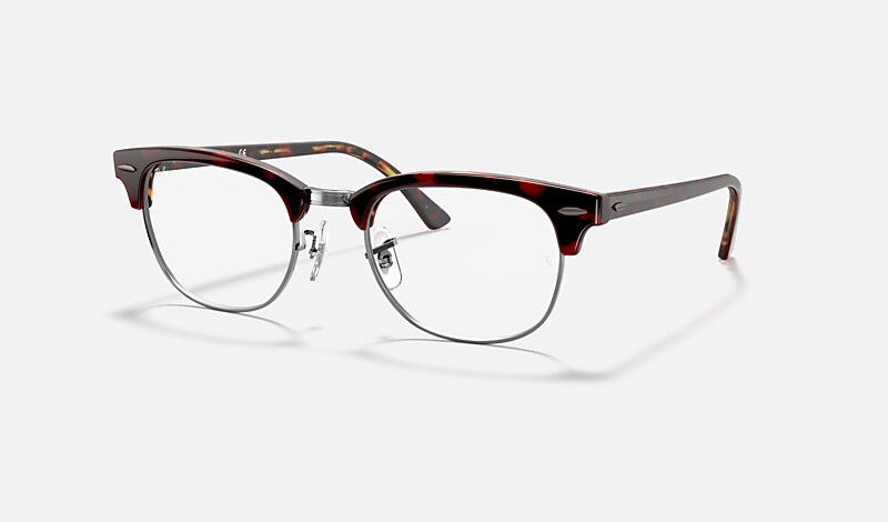 レイバン公式ストア】 Ray-Ban® CLUBMASTER OPTICS メガネ | レッド